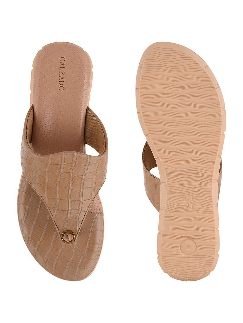 beige toe separator sandal - 17710331 - Standard Image - 3