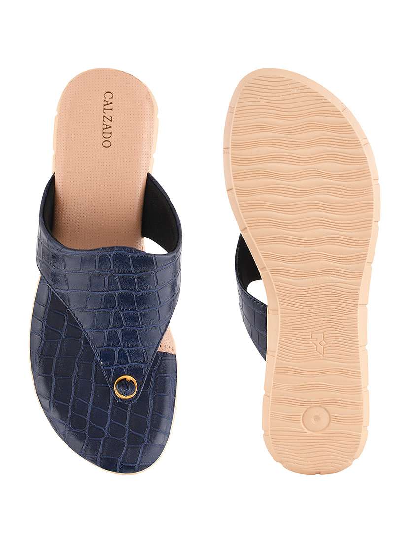navy blue toe separator sandal - 17710332 - Standard Image - 3