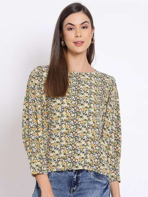 women's straight round neck top - 17715047 -  Standard Image - 0