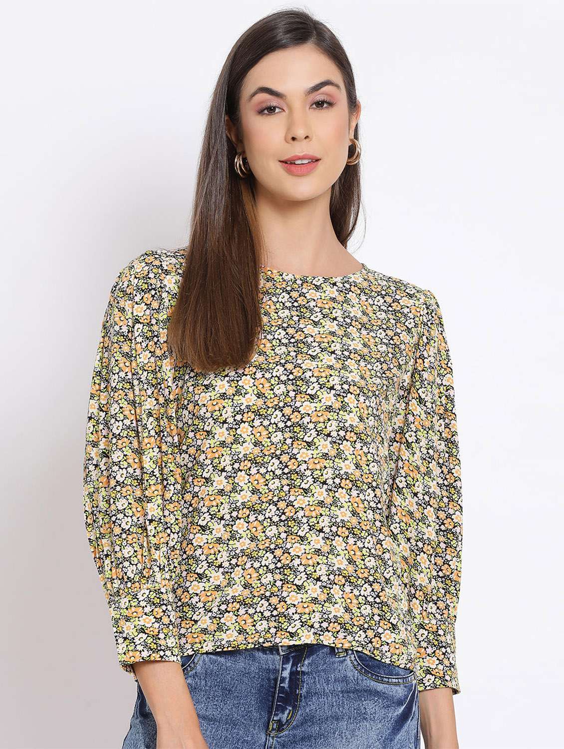 women's straight round neck top - 17715047 -  Zoom Image - 0