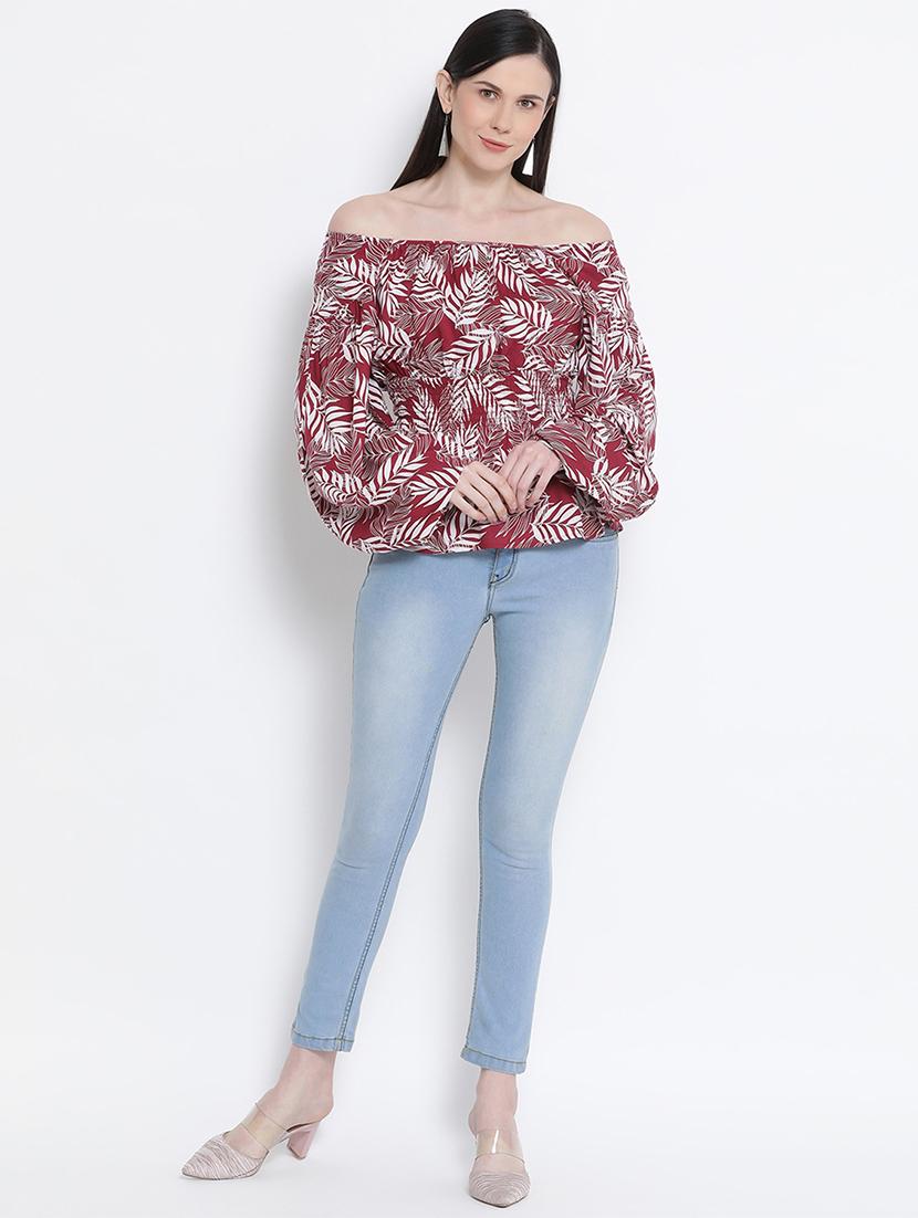 women's peplum off shoulder top - 17715292 - Standard Image - 3