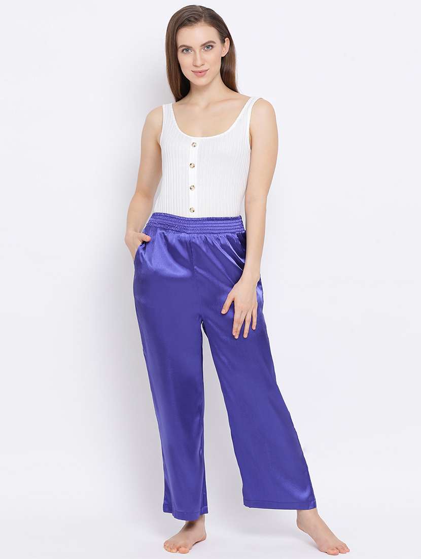 mid rise solid pajama - 17715383 -  Standard Image - 3