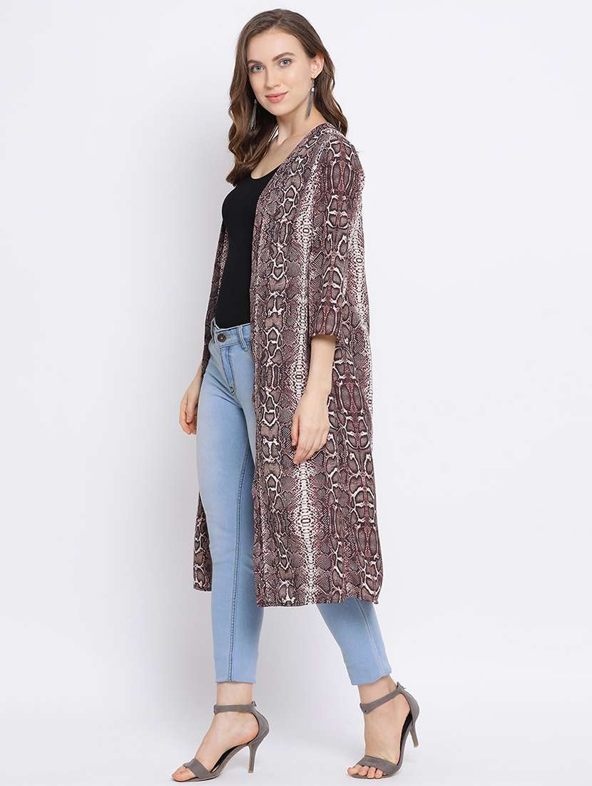 Animal Print Long Shrug from Capes 