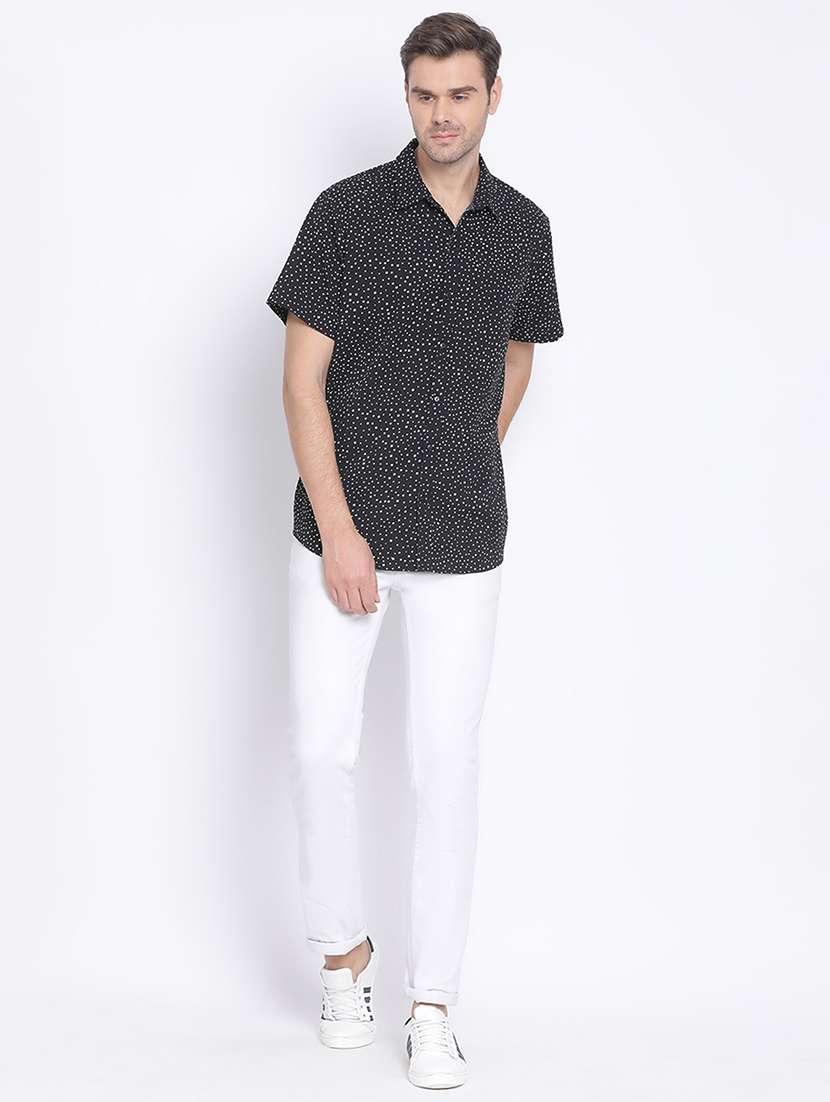 mens polka dots casual shirt - 17715491 -  Standard Image - 3