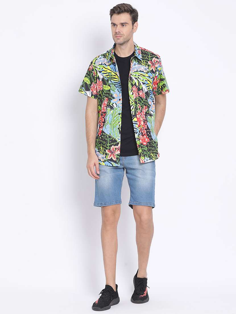 mens tropical casual shirt - 17715498 -  Standard Image - 3