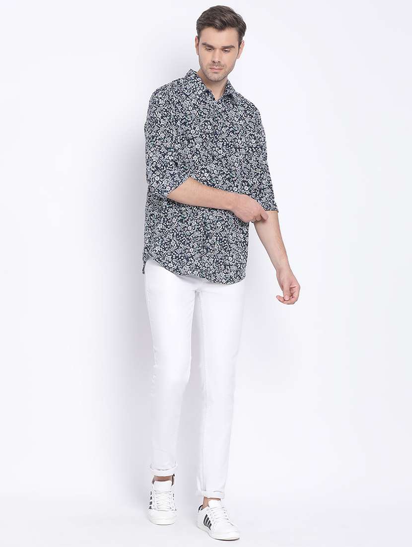 mens florals casual shirt - 17715523 -  Standard Image - 3