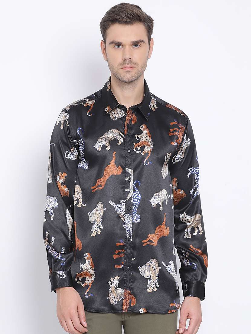mens animal print casual shirt - 17715531 -  Zoom Image - 0