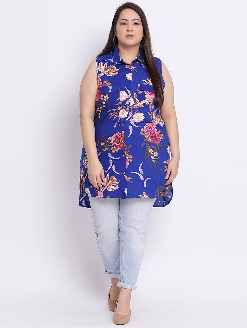 sleeveless plus shirt - 17715701 - Standard Image - 3