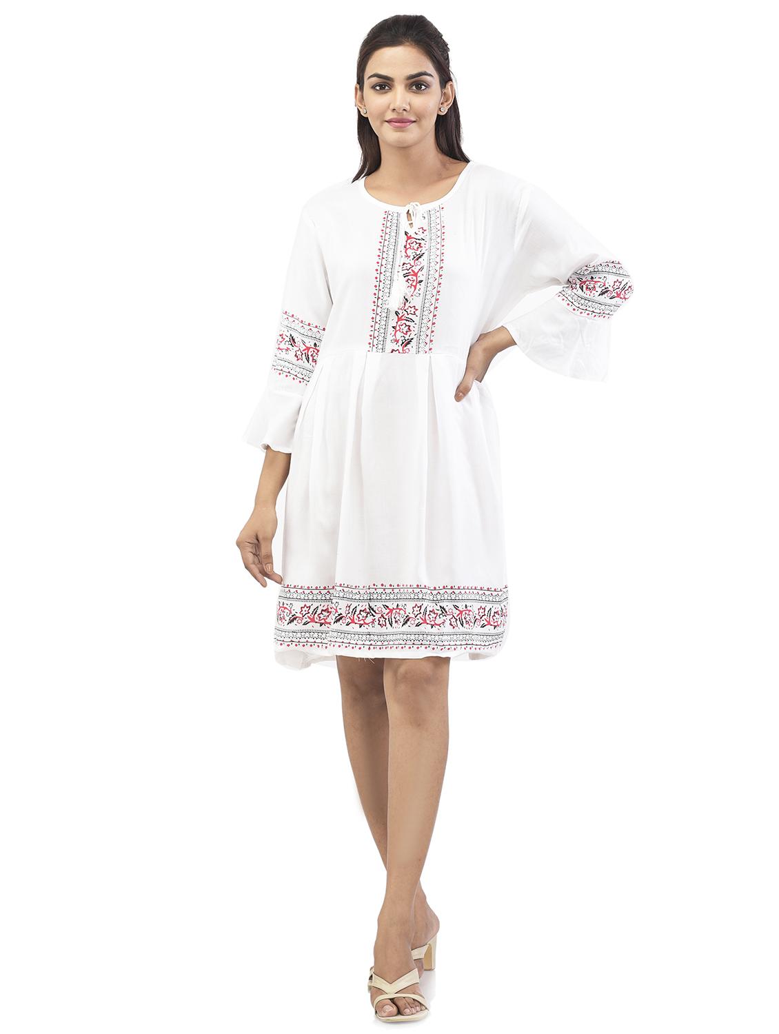floral fit & flare dress - 17715812 -  Zoom Image - 0