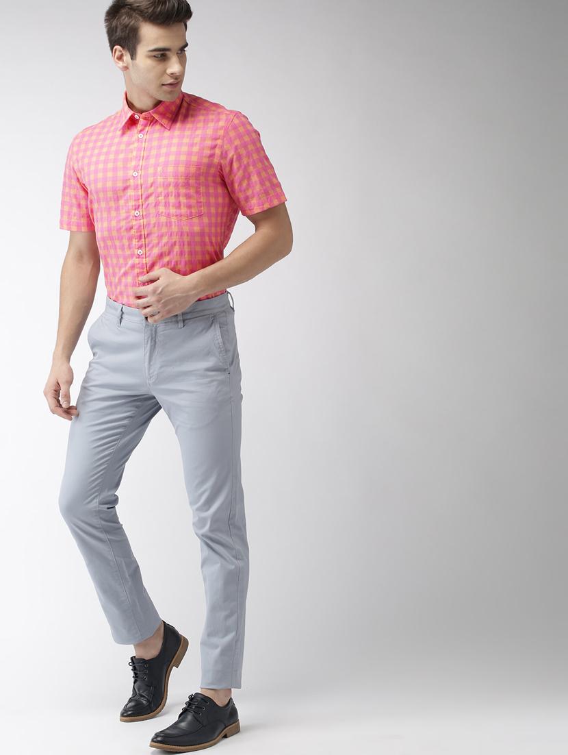 pink checkered casual shirt - 17716364 - Standard Image - 3