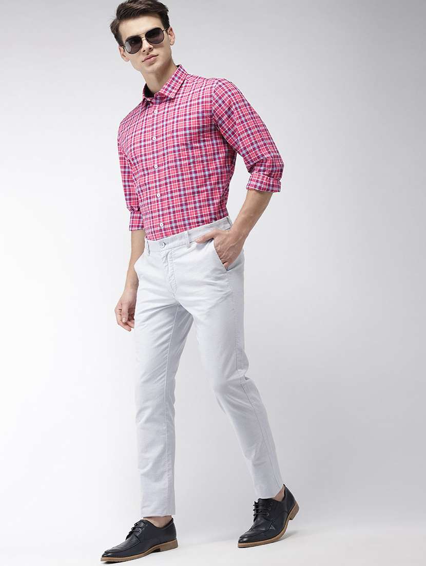 pink checkered casual shirt - 17716464 -  Standard Image - 3