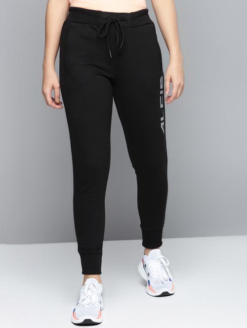 high rise solid track pants  - 17718715 -  Standard Image - 0