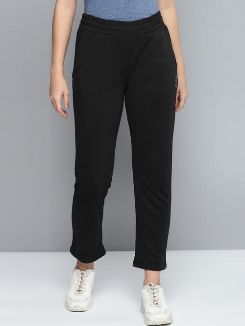 high rise solid track pants  - 17718717 -  Standard Image - 0