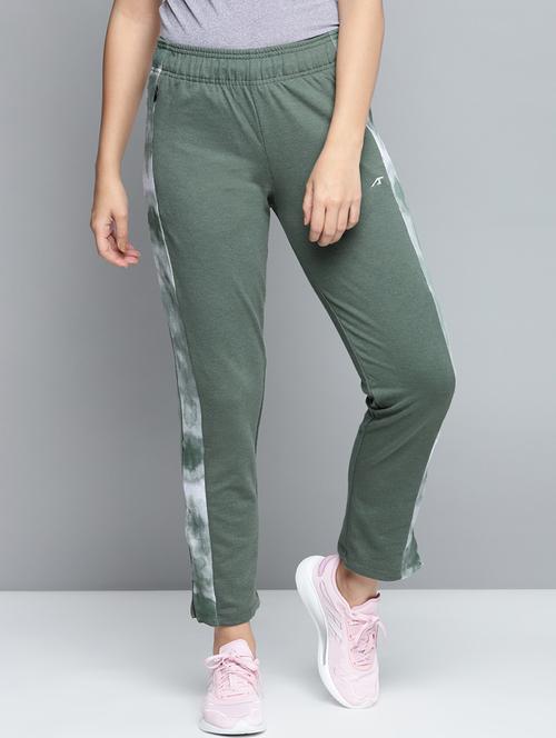 high rise solid track pant - 17718727 -  Standard Image - 0