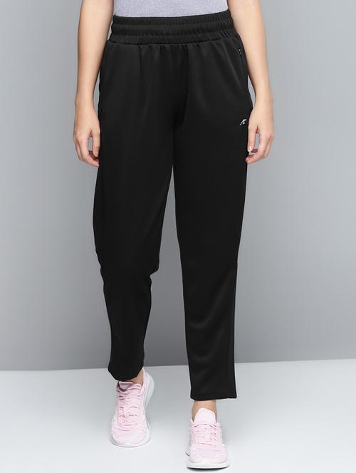 high rise solid track pant - 17718728 -  Standard Image - 0