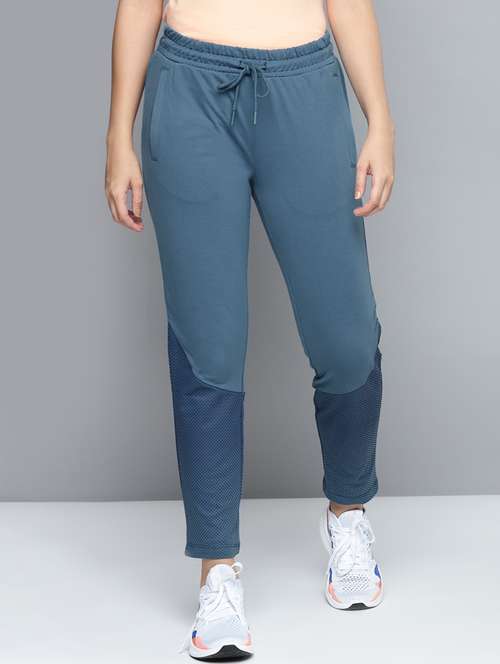 high rise solid track pant - 17718729 -  Standard Image - 0