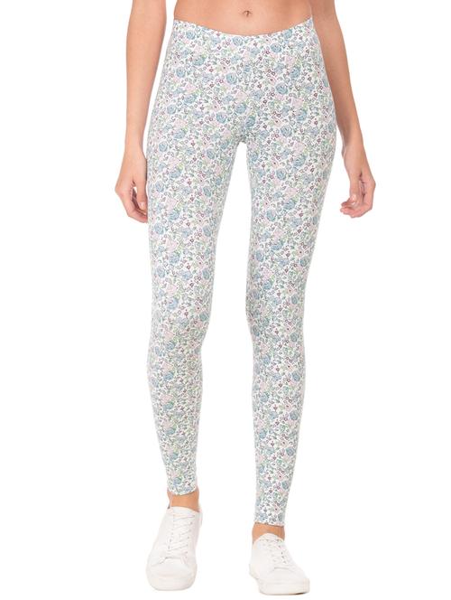 floral printed leggings  - 17727407 -  Standard Image - 0