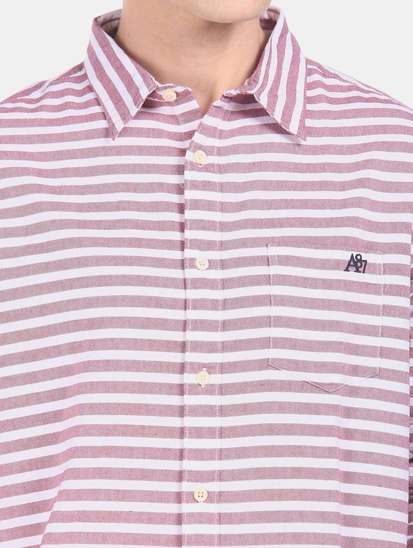 red striped casual shirt - 17727442 -  Standard Image - 5