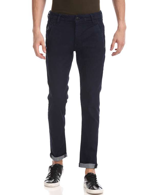 navy blue plain jeans - 17731763 - Zoom Image - 0