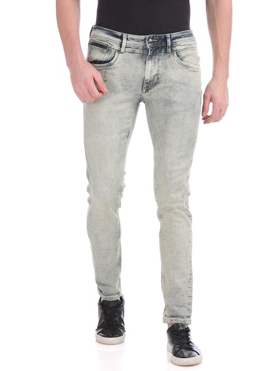 grey heavy washed jeans - 17731765 - Zoom Image - 0