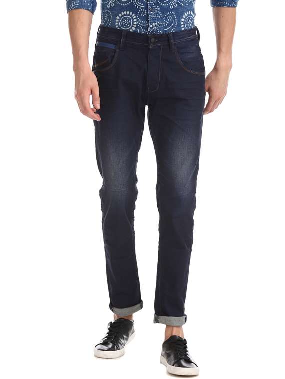 blue light washed denim jeans - 17731771 - Zoom Image - 0