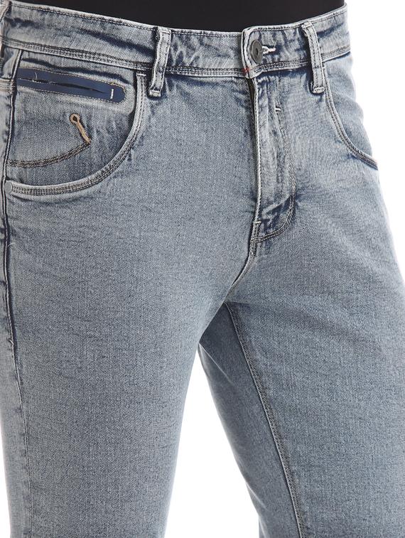 grey plain denim jeans - 17731773 - Standard Image - 3