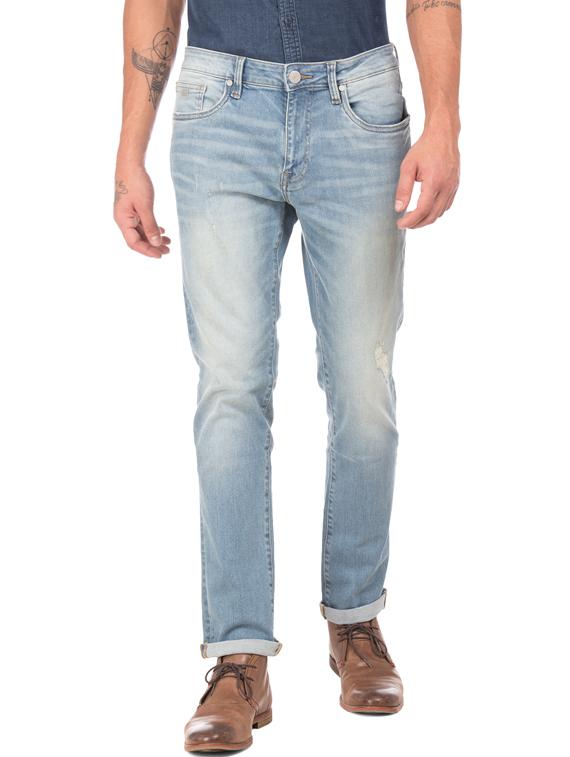blue light washed denim jeans - 17731833 - Zoom Image - 0