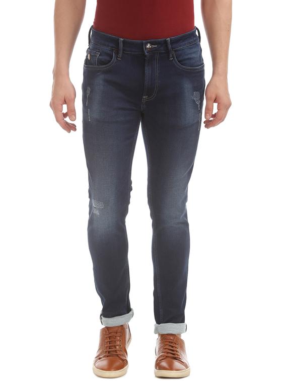 blue light washed denim jeans - 17731911 - Zoom Image - 0