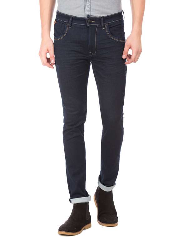blue plain denim jeans - 17731921 - Zoom Image - 0
