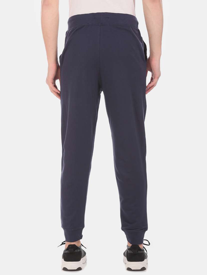 navy blue printed jogger - 17732004 -  Standard Image - 3