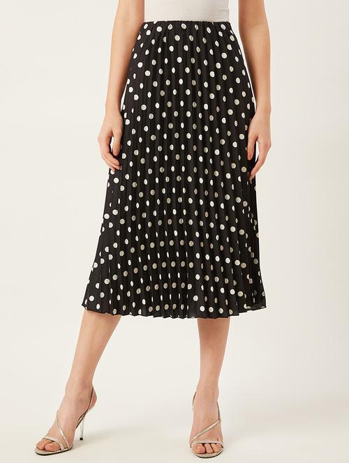 high rise polka dot a-line skirt - 17732295 -  Standard Image - 0