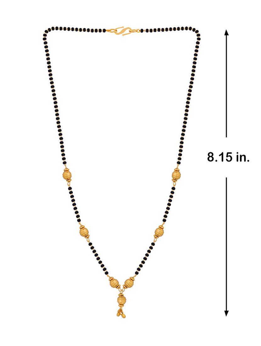 gold beads mangalsutra - 17733052 - Standard Image - 3