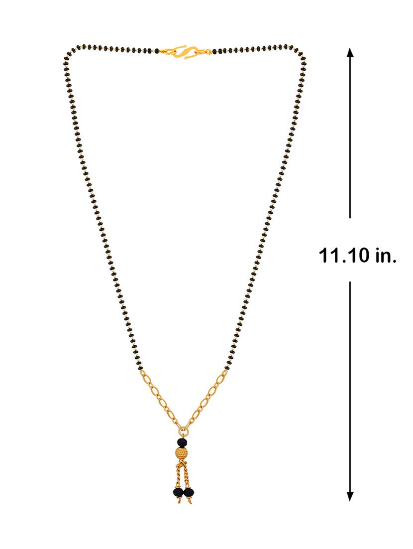 gold beads mangalsutra - 17733058 - Standard Image - 3