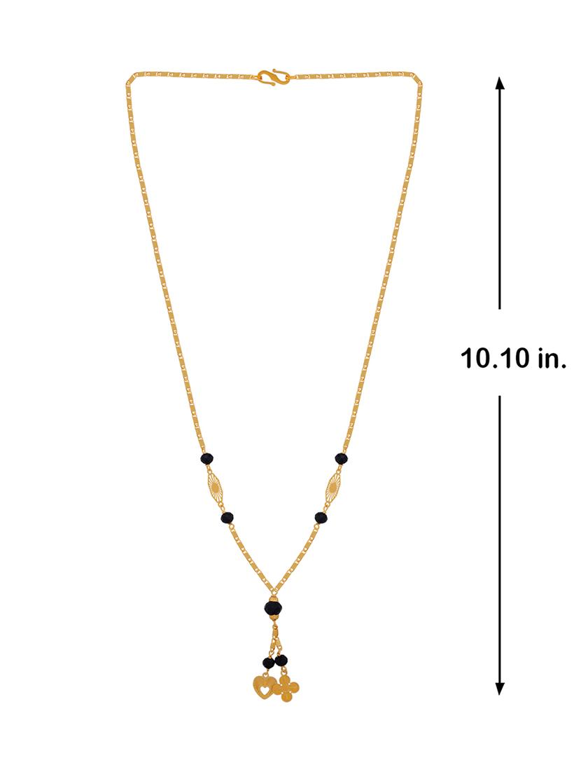gold beads mangalsutra - 17733062 - Standard Image - 3