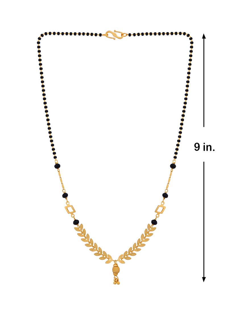 gold beads mangalsutra - 17733065 - Standard Image - 3