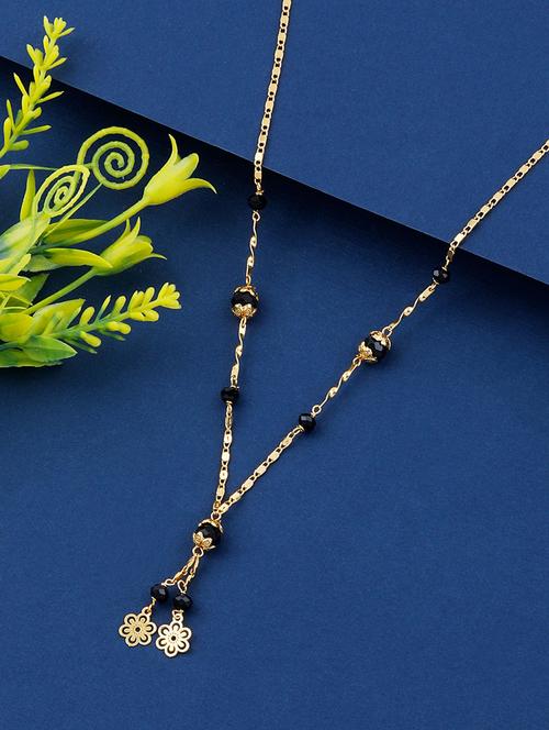 gold beads mangalsutra - 17733066 - Standard Image - 0