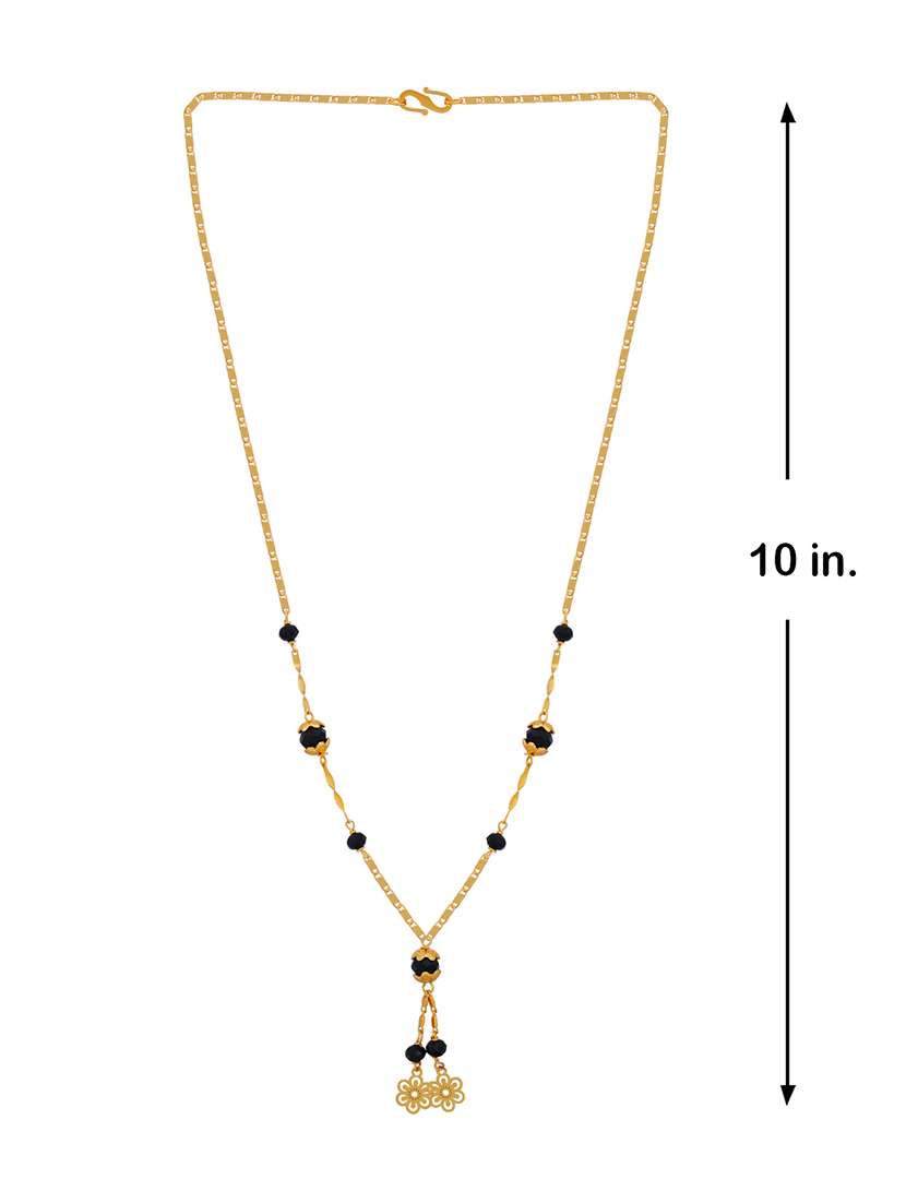 gold beads mangalsutra - 17733066 - Standard Image - 3