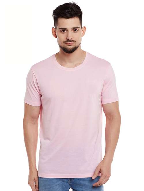 pink solid t-shirt - 17733121 - Standard Image - 0