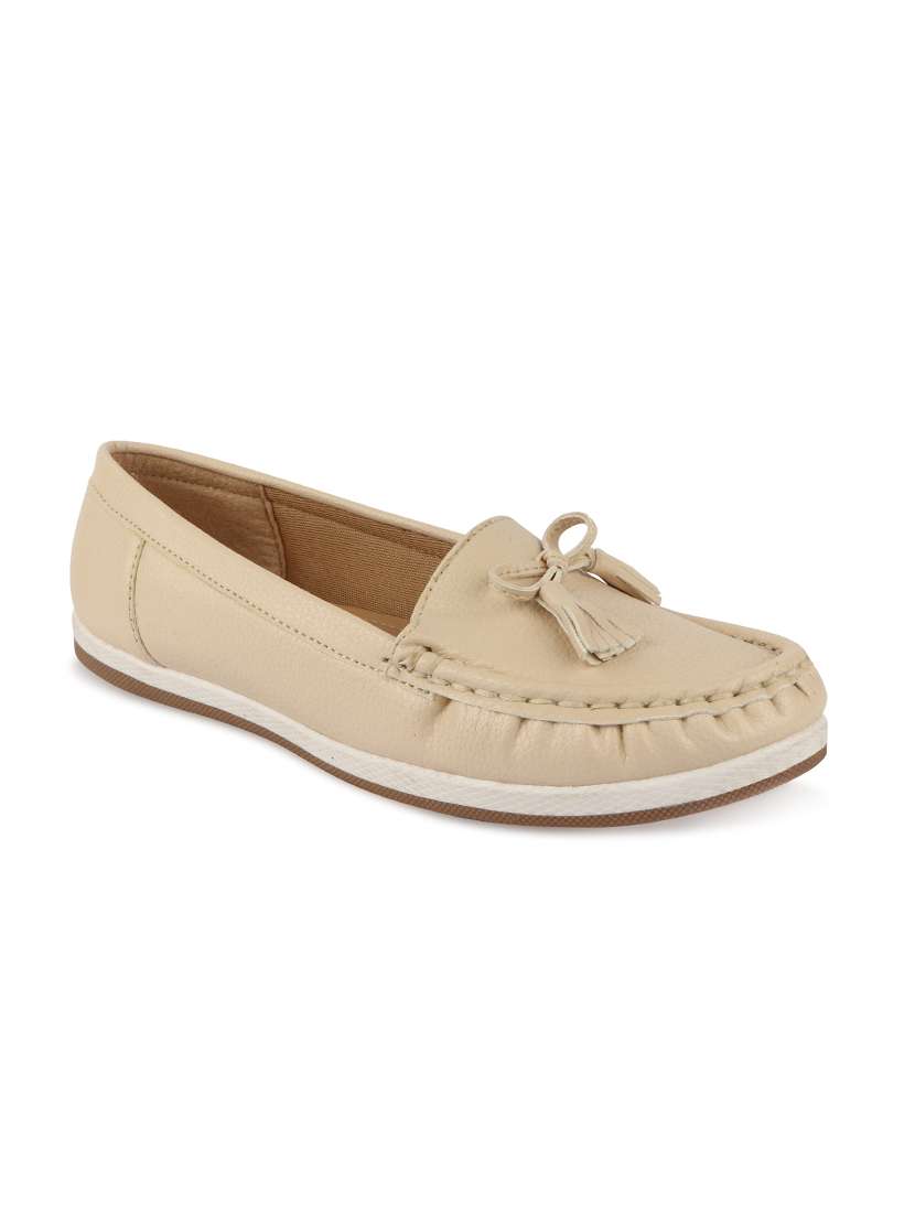 beige slip on loafers - 17735093 -  Zoom Image - 0