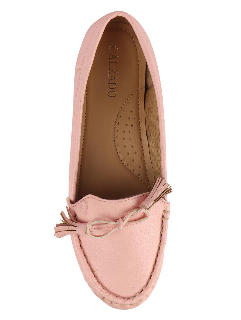 pink slip on loafers - 17735094 - Standard Image - 3