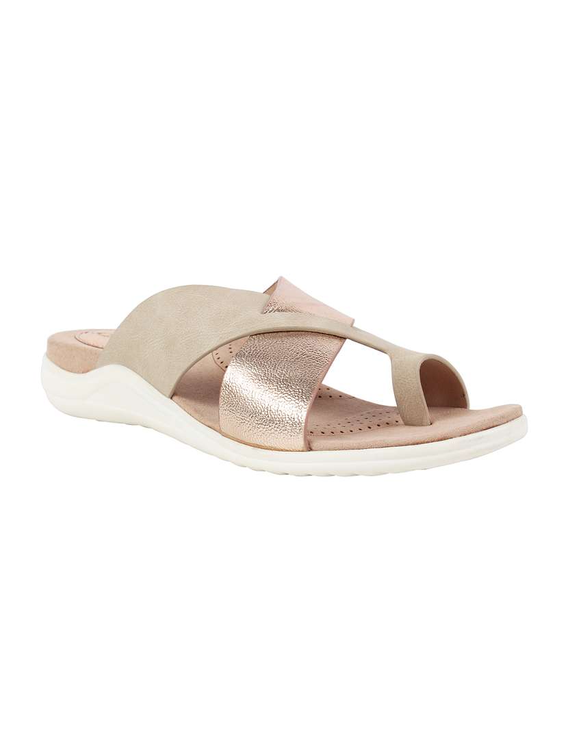 Buy online Slip On Flat Sandals from flats for Women by Catwalk
