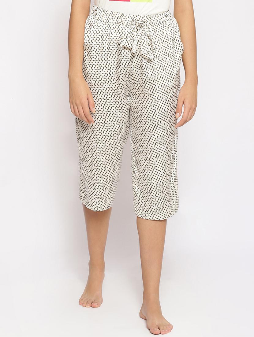 tie front printed capri  - 17735912 -  Zoom Image - 0
