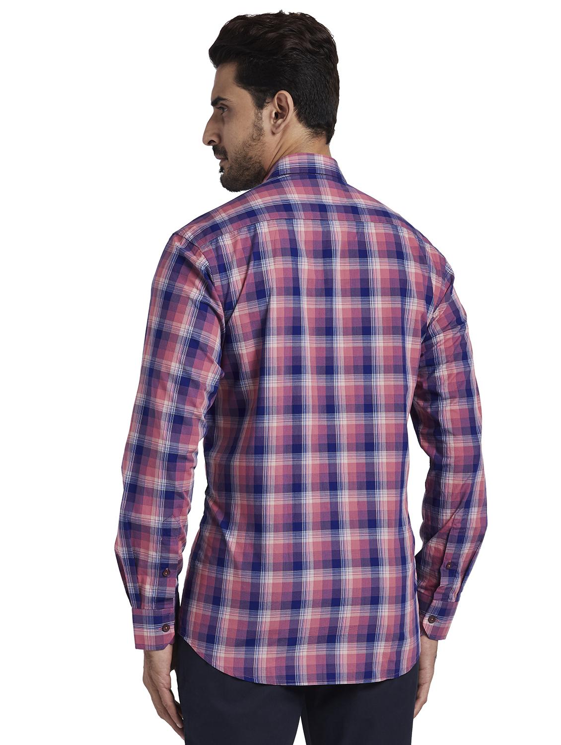 red checkered casual shirt - 17738003 - Standard Image - 3