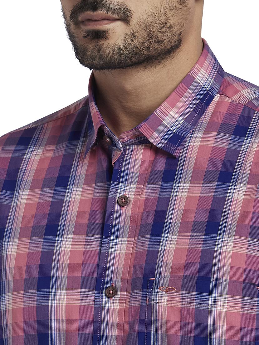 red checkered casual shirt - 17738003 - Standard Image - 5