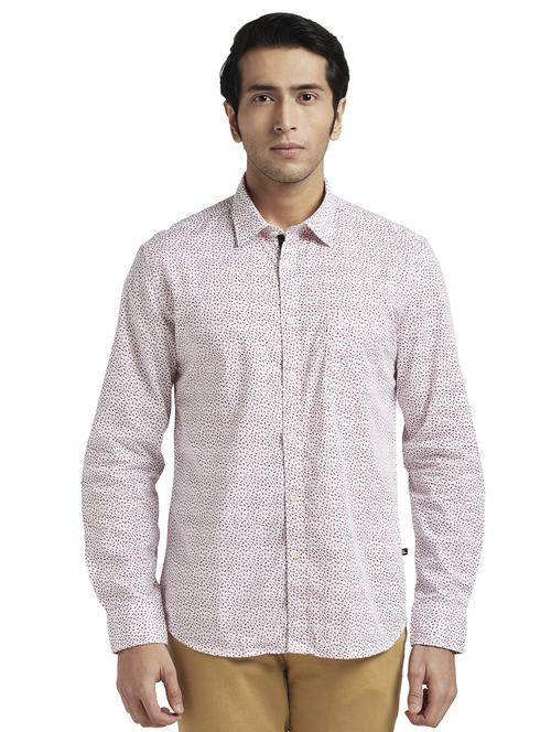 red printed casual shirt - 17738017 -  Standard Image - 0