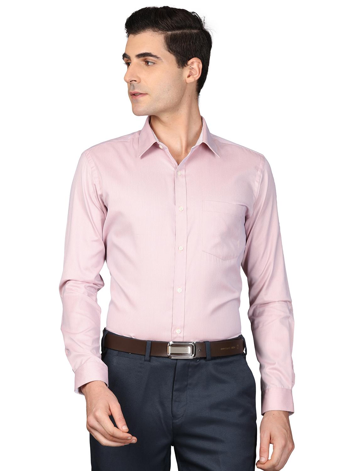 pink self design formal shirt - 17738141 - Zoom Image - 0