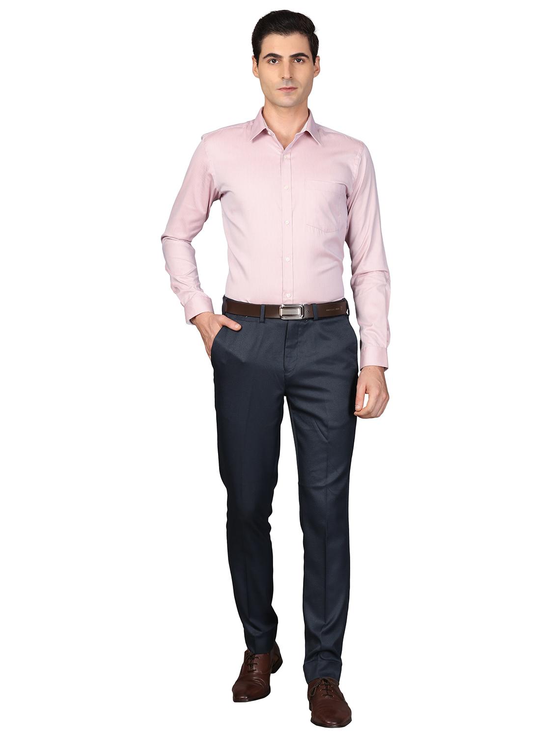 pink self design formal shirt - 17738141 - Standard Image - 3