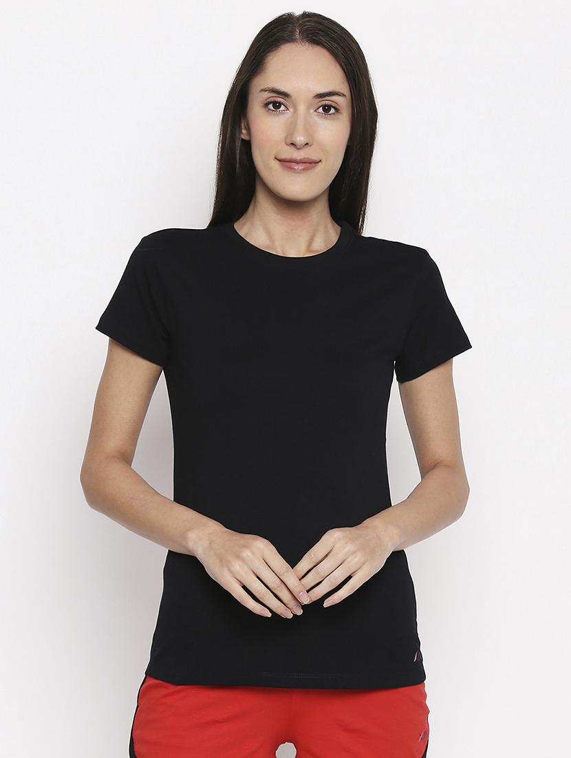 round neck solid tee - 17738285 - Zoom Image - 0