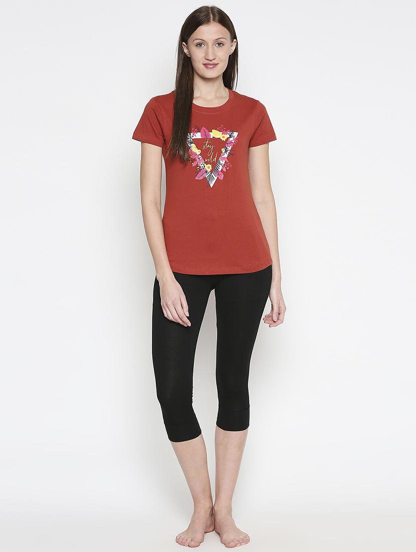 round neck graphic tee - 17738289 - Standard Image - 3