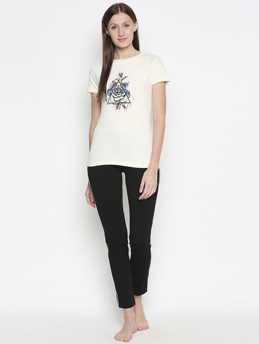 round neck graphic tee - 17738295 - Standard Image - 3